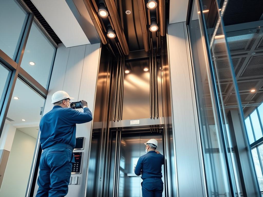 مشروع تركيب المصاعد الكهربائية في مبنى سكني من تنفيذ مؤسسة صروح المجد مشروع تركيب المصاعد الكهربائية في مبنى سكني من تنفيذ مؤسسة صروح المجد
