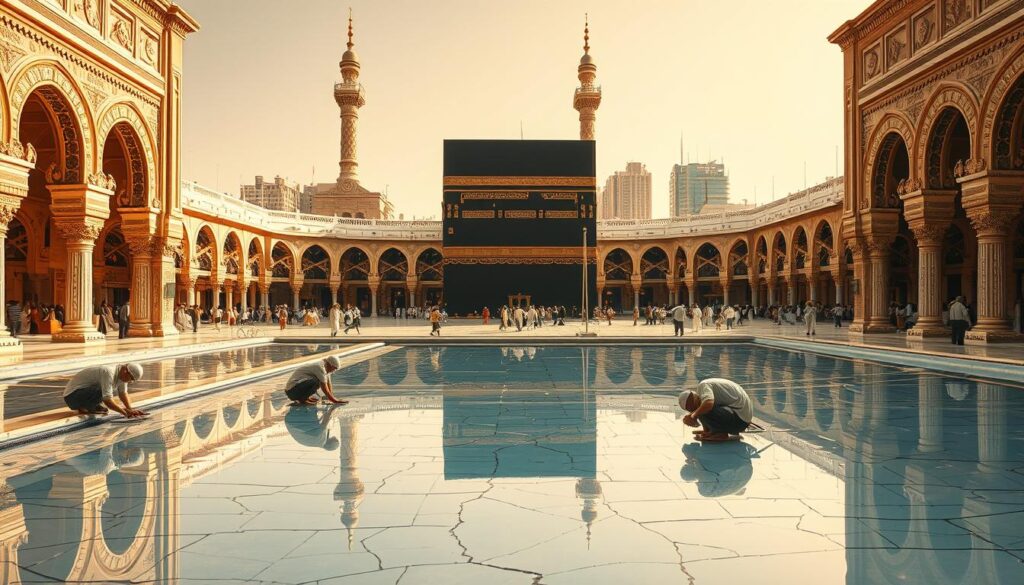 ترميم المسابح في مكة