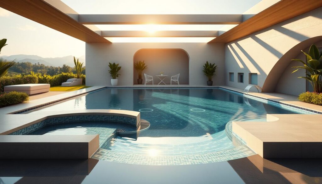 تصميم المسابح ثلاثي الأبعاد