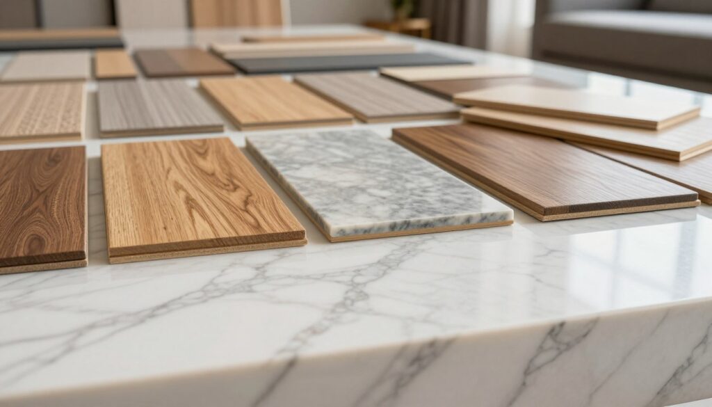 أنواع الأرضيات والأسطح أنواع الأرضيات والأسطح