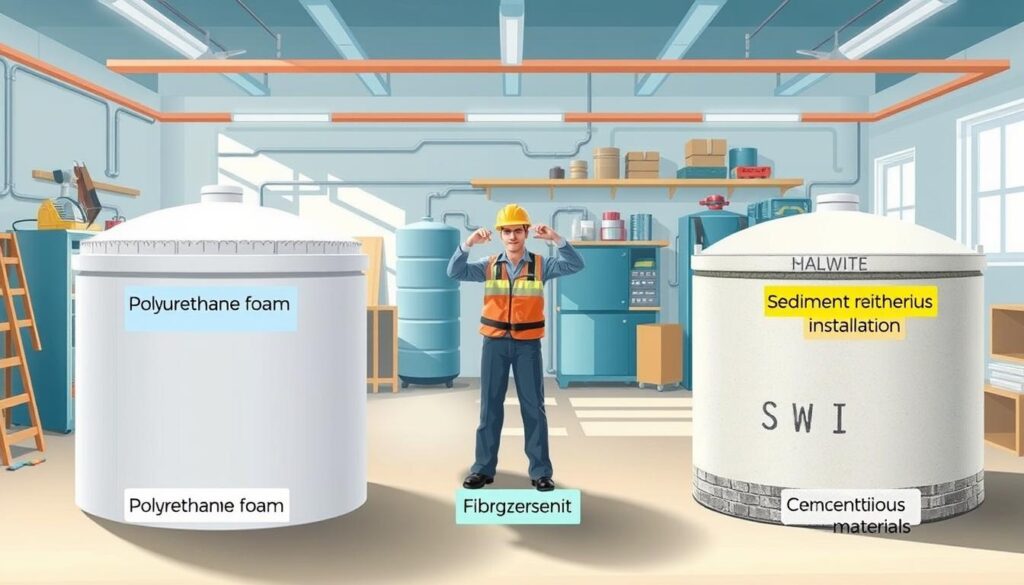 أنواع عزل الخزانات